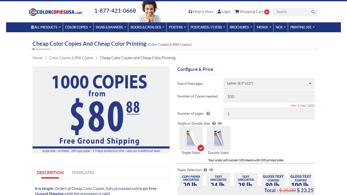 Cheap Color Copies Online. Cheap Color Printing